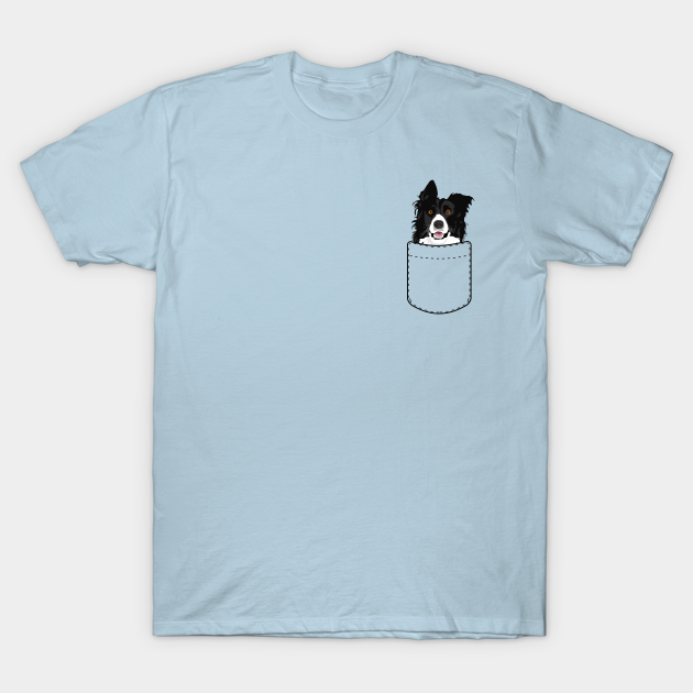 Border Collie In Pocket